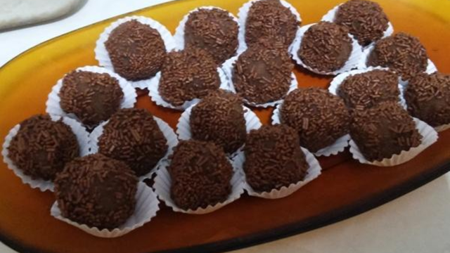 Brigadeiro vegano. (Créditos: TudoGostoso)