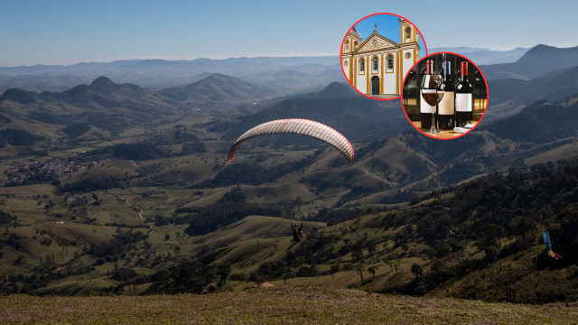 Essa cidade com 6 mil habitantes na Serra da Mantiqueira tem vencedor de “Oscar dos Vinhos” e esportes radicais