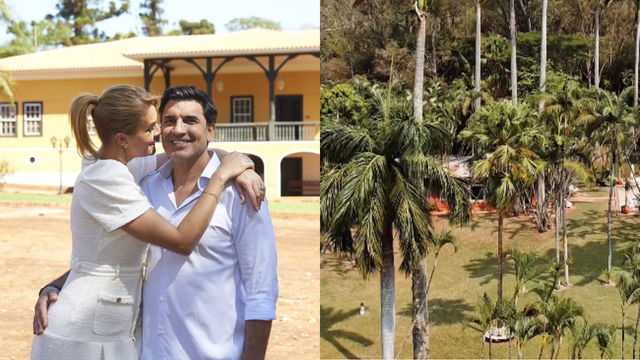 A propriedade também será palco da cerimônia de casamento. (Créditos: @casagialladianaedu/ reprodução Instagram)