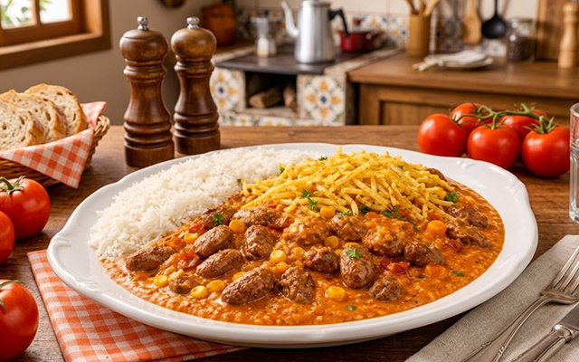 Eu não imaginava que estrogonofe de coração ficava tão suculento até testar essa receita