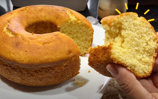 Bolo da vovó: receita com apenas 1 ovo e pouco açúcar é uma massa básica muito gostosa pra comer com café ou chá