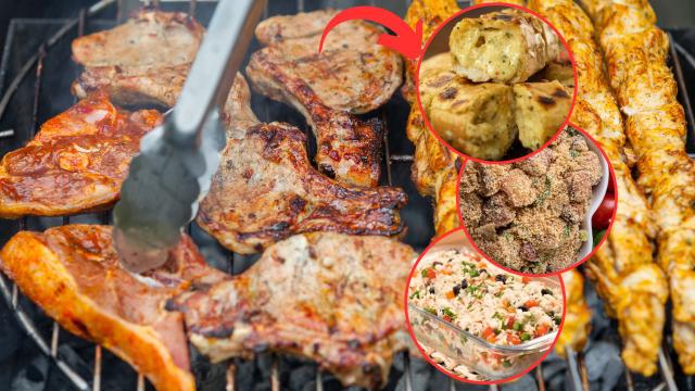 20 receitas de acompanhamento para churrasco simples: tem farofa, pão de alho e muito mais!