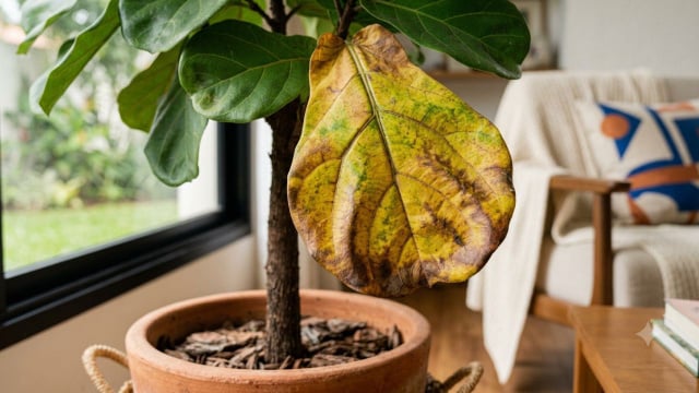 Jardineiros concordam: "Se suas plantas estão com folhas amarelas, elas precisam de um vaso maior."