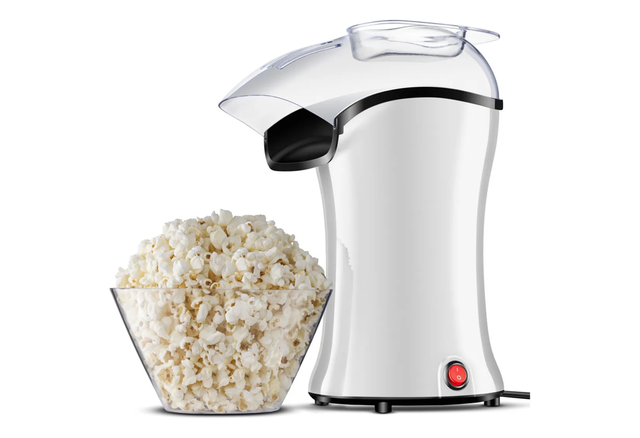 Pipoca crocante em menos de 3 minutos, sem óleo e com muita praticidade (Divulgação: Mercado Livre).