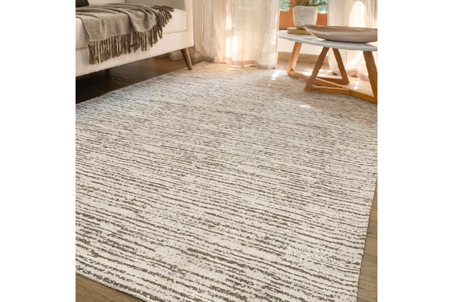 Tapete boho antiderrapante mesclado combina estilo e segurança (Divulgação: Shopee)