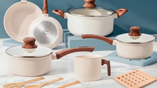 Coringa da cozinha: jogo de panelas com 10 peças reúne praticidade para diferentes receitas e está com 42% de desconto