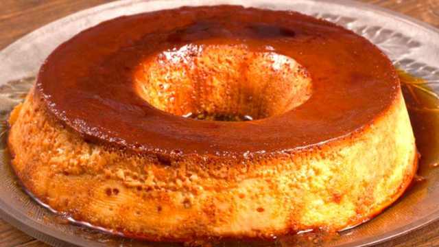 Pudim de leite em pó na airfryer. (créditos: TudoGostoso)