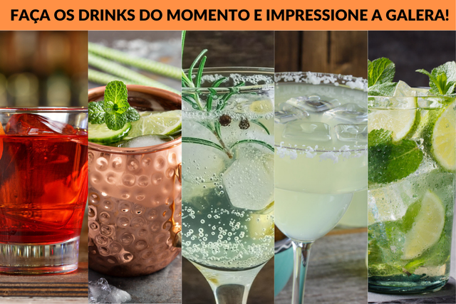 Sextou! Aprenda a fazer esses 5 drinks do momento com o TudoGostoso