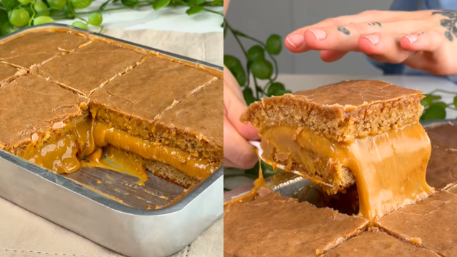 Bolo de churros com casquinha crocante fez sucesso na internet e aqui em casa também: fácil de fazer e derrete na boca