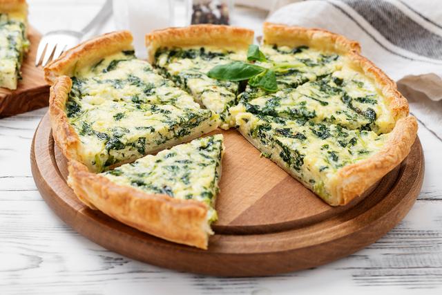 Faça essa quiche de espinafre (Créditos: Shutterstock)
