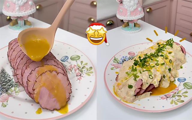 Receita de Natal fácil: tender bolinha na airfryer com creme de palmito