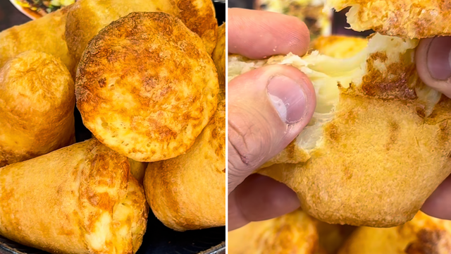 Nem sovar, nem enrolar: só misturar e assar esse pão de queijo de preguiçoso