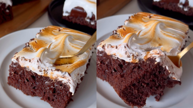 Capriche na  sobremesa de Natal com esse bolo de chocolate com marshmallow e surpreenda a sua família