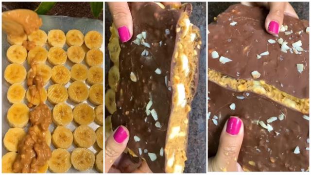 Páscoa fit: bloco de banana é a receita com chocolate fácil de fazer e pra comer sem culpa