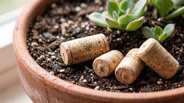 Colocar rolhas no vaso das plantas e no canteiro: para que serve e por que é recomendado