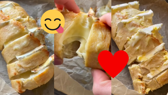 Pão de alho gourmet com queijo brie e mel é a receita que faltava pra fechar o seu 2023