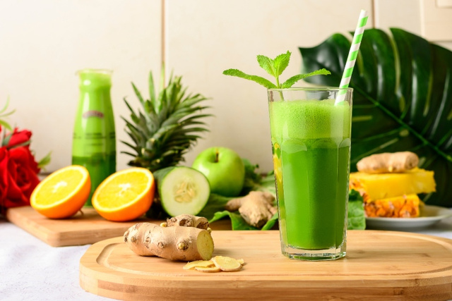 O que você precisa para fazer um suco verde