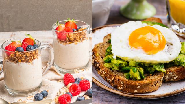 5 combinações de café da manhã saborosas, saudáveis e fáceis de preparar para começar o dia bem