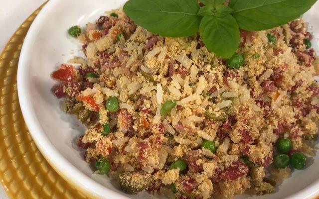 Arroz farofado (Créditos: Edu Guedes/TudoGostoso)