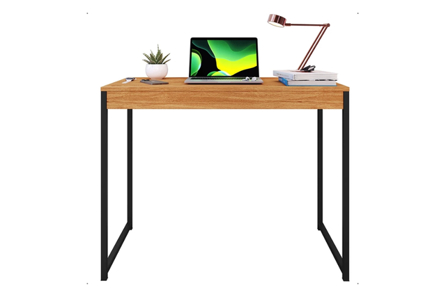 Mesa diretor compacta em MDF que organiza o espaço e deixa o ambiente mais funcional (Divulgação: Shopee).