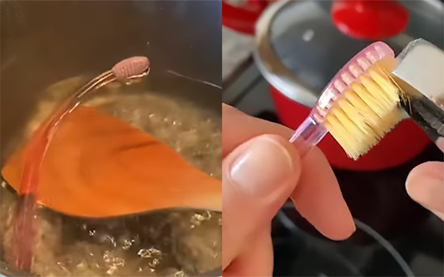 Se você tem uma escova de dente velha, você tem um tesouro para a sua cozinha: olha o que essa pessoa fez!