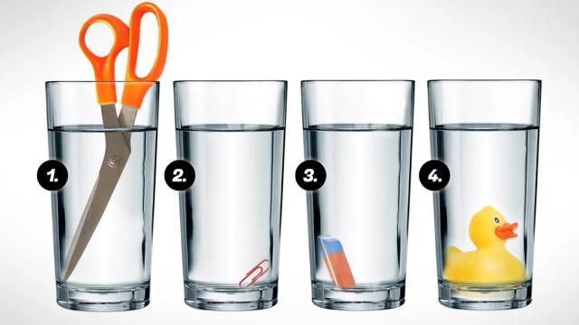 Qual desses copos tem mais água? Teste seu QI, você pode ser um gênio