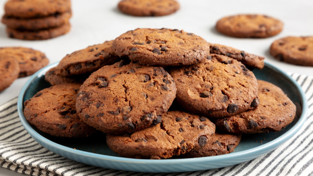 A melhor receita de biscoito de chocolate caseiro que eu já fiz: simples, crocante e deliciosa
