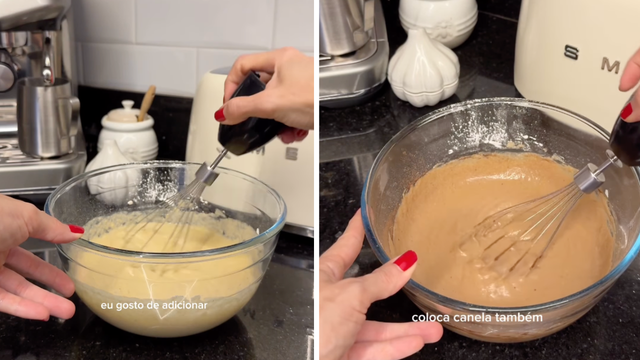 Receita prática de muffin de banana nanica para o café da manhã. (Foto: yasfernandesrocha no Instagram)