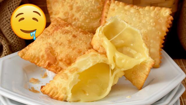 Como fazer um pastel de queijo crocante e queijudo na airfryer