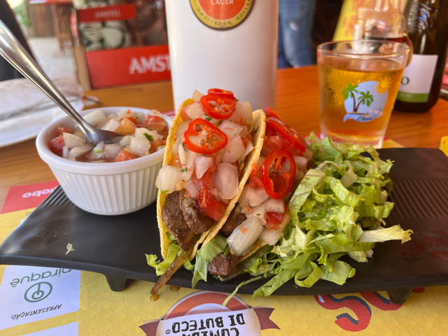 Taco de fígado do Bar do Elson (Foto: Marianna Ferreira/TudoGostoso)