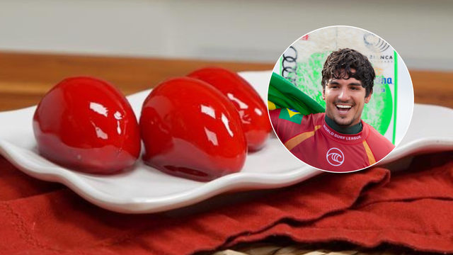 Gabriel Medina diz que morango do amor é o doce mais famoso do Brasil para surfista gringo e gera debate