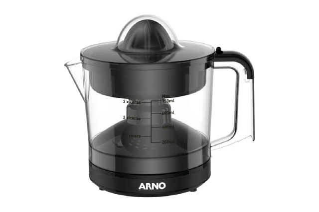 Aproveite mais de 50% de desconto no espremedor de frutas Arno (Foto de: Mercado Livre).