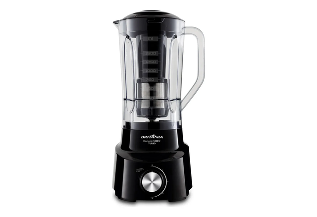 Jarra espaçosa de 2,65L com filtro que separa sementes e bagaço (Divulgação: Mercado Livre).