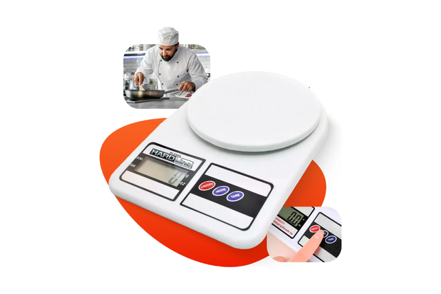  
A balança digital de 10 kg é ideal para quem busca controle no preparo dos alimentos (Divulgação: Mercado Livre)