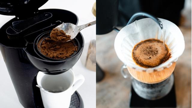 Realmente existe diferença entre café coado na cafeteira e no coador?