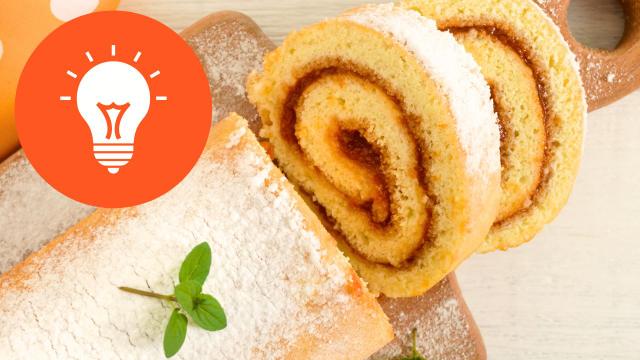 Esse truque PRÁTICO de confeiteira para o rocambole não quebrar ao enrolar vai salvar a sua sobremesa!