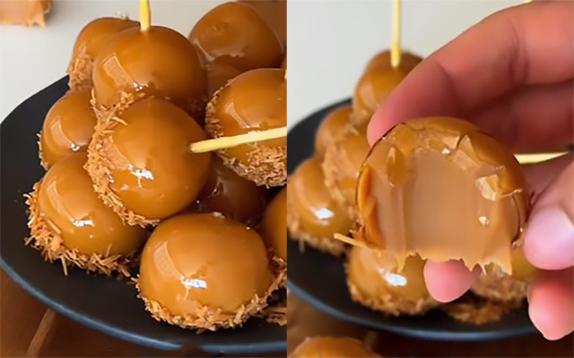 Nada de morango do amor, essa bala de doce de leite do amor é o verdadeiro tesouro