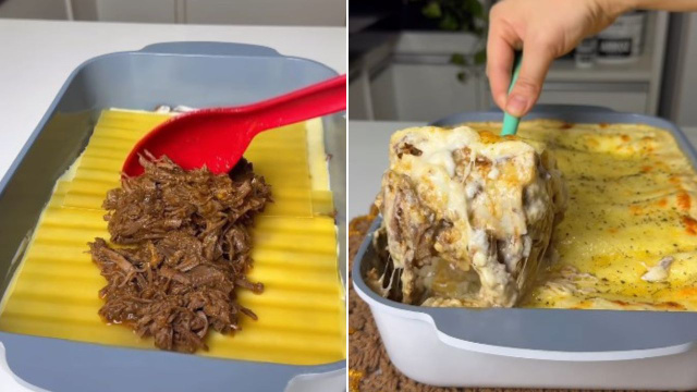 Adeus molho à bolonhesa: meu marido só quer saber de lasanha de fraldinha cremosa