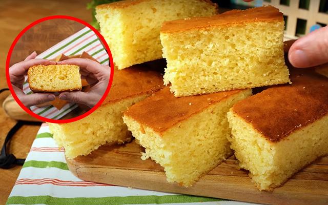 Sem liquidificador e sem batedeira: bolo fofinho de leite condensado leva 5 ingredientes e fica pronto em 40 minutinhos