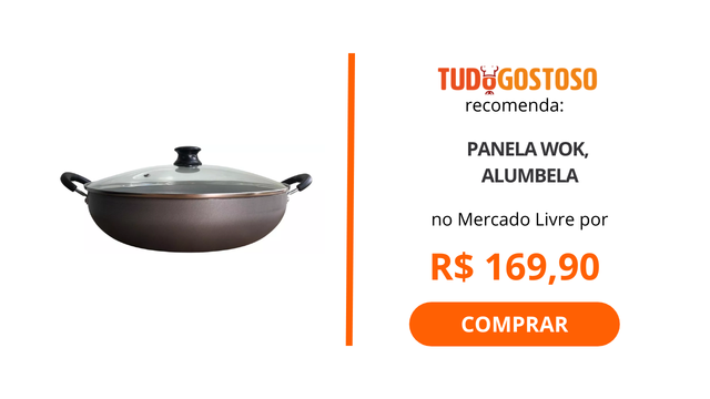 A panela wok é o utensílio ideal para presentear com um item de cozinha