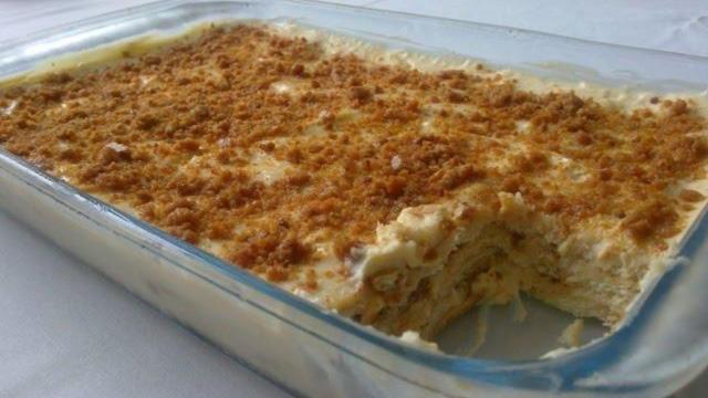 O pavê de paçoca vai te deixar de queixo caído com as suas camadas de sabor e gostosura (Créditos: TudoGostoso/Tatiany Magalhães)