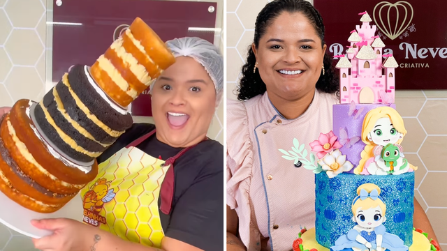 Rayssa Neves, confeiteira que viralizou com bolos estruturados: "Fui me desafiando, estudando para entender o que funcionava e as pessoas passaram a me ver como uma referência"