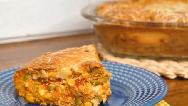 Torta de frango de liquidificador. (créditos: TudoGostoso)