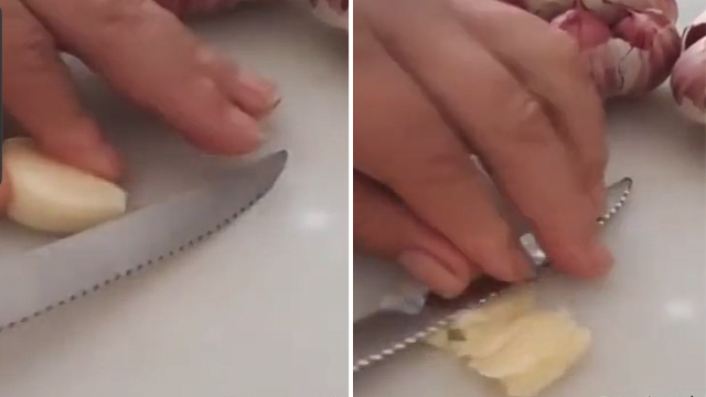 Com quantos anos você descobriu que é assim que amassa alho em poucos segundos?