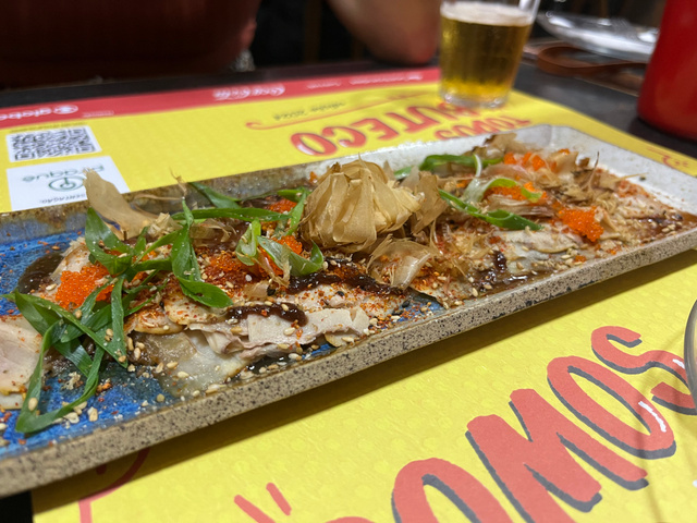 Carpaccio de porco do Bar Sambódromo. (Foto: Marianna Ferreira/TudoGostoso)