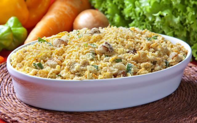 Farofa molhadinha de legumes (Créditos: TudoGostoso)