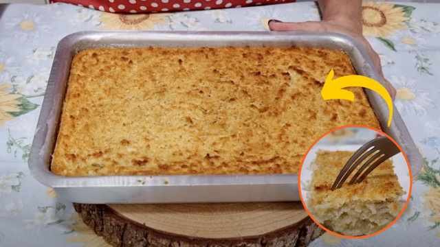 Bolo de batata-doce (usa crua!) de liquidificador molhadinho e fácil de fazer: já salva ou printa que essa receita vale ouro!