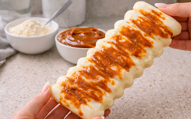 Tenho que confessar que comi essa barra de leite em pó com doce de leite de uma vez só: vamos à receita!