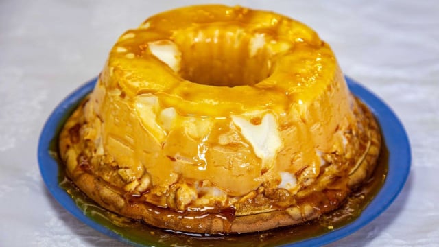 Eu já escolhi a sobremesa que vou fazer para o meu pai neste Dia do Pais: receita de pudim de claras tradicional tamanho família!