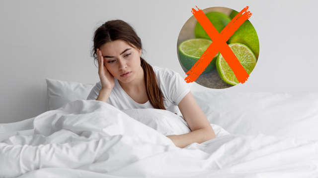 Por que não pode comer limão antes de dormir?